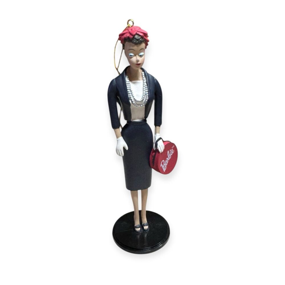 Ashton Drake 1995 Classic Barbie Ornaments Q‎ 2113 Mattel 5” Ornament Holiday